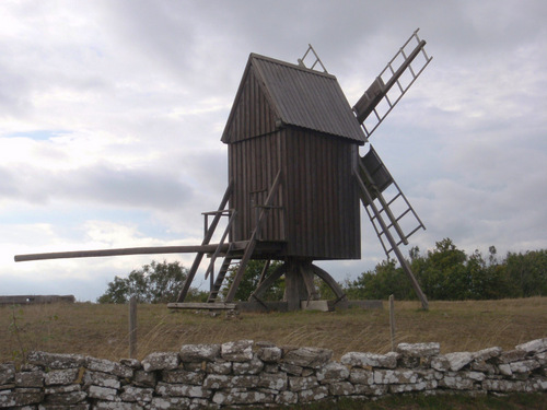 Windmills of &Ouml;land Island.